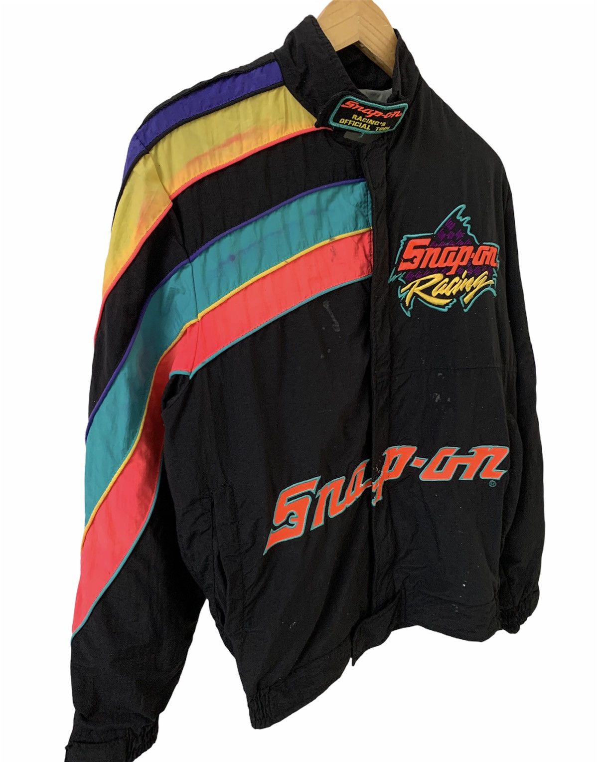 Vintage 90s Snap-On Racing Official Tool Nylon Jacket Size US S / EU 44-46 / 1 - 3 Thumbnail