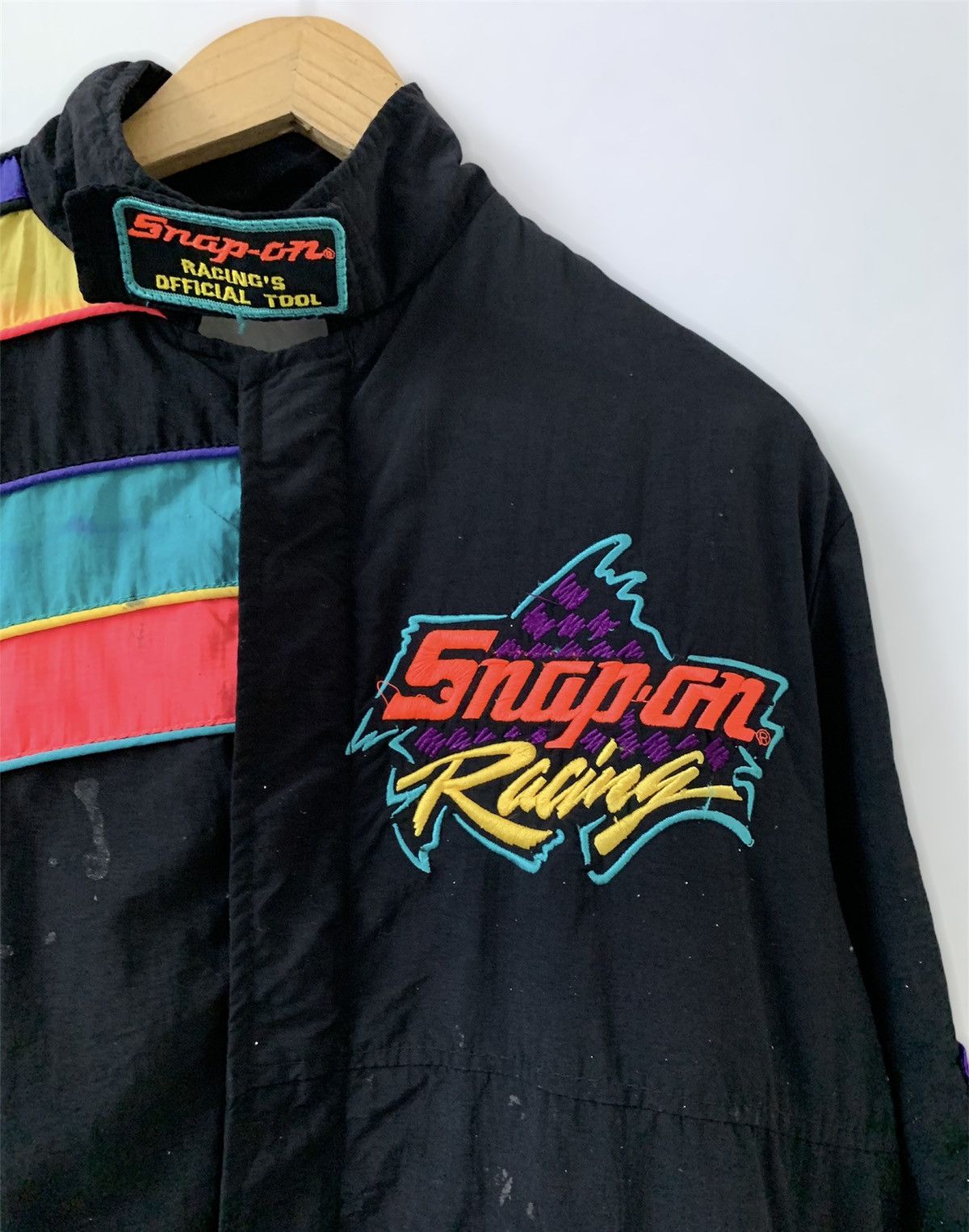 Vintage 90s Snap-On Racing Official Tool Nylon Jacket Size US S / EU 44-46 / 1 - 6 Thumbnail