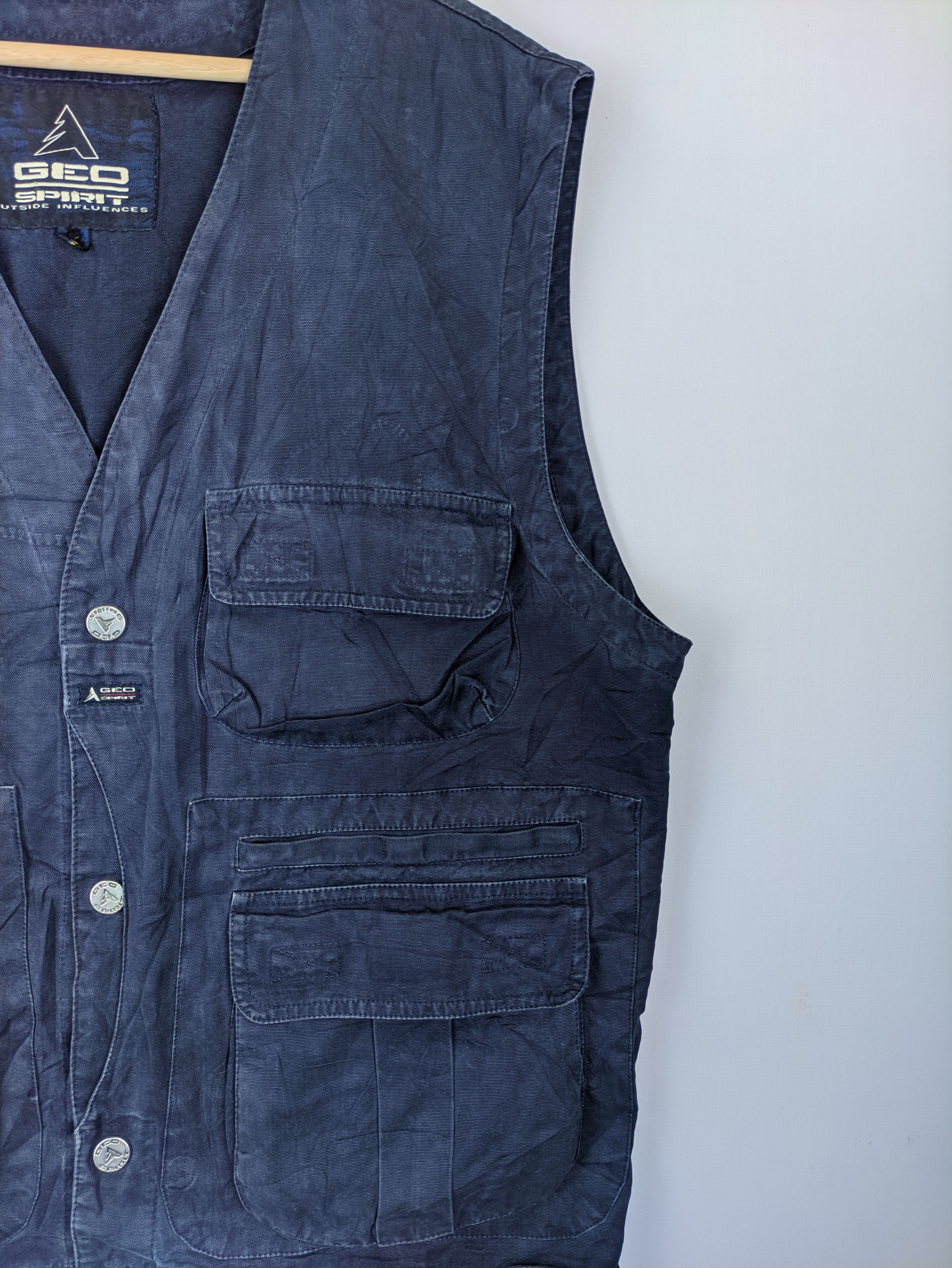 Japanese Brand Steals🔥Vintage Vest Tactical by Geo Spirit Size US M / EU 48-50 / 2 - 5 Thumbnail