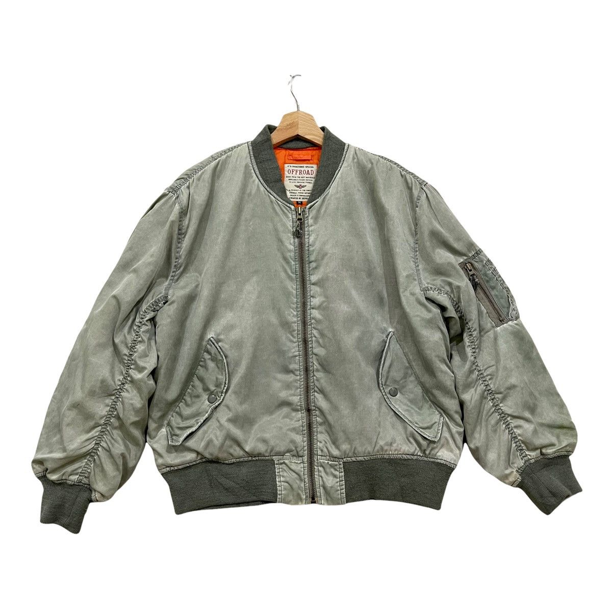 Vintage Vintage Kanye West Outfit Style MA-1 Bomber Jacket Size US M / EU 48-50 / 2 - 2 Thumbnail
