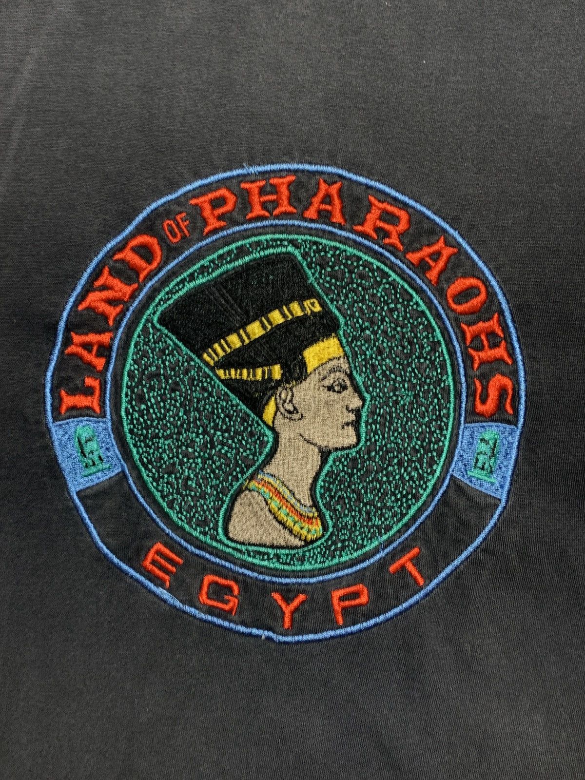 Japanese Brand × Vintage Vintage 90s Land of Pharaohs Egypt tee big logo size XL Size US XL / EU 56 / 4 - 2 Thumbnail