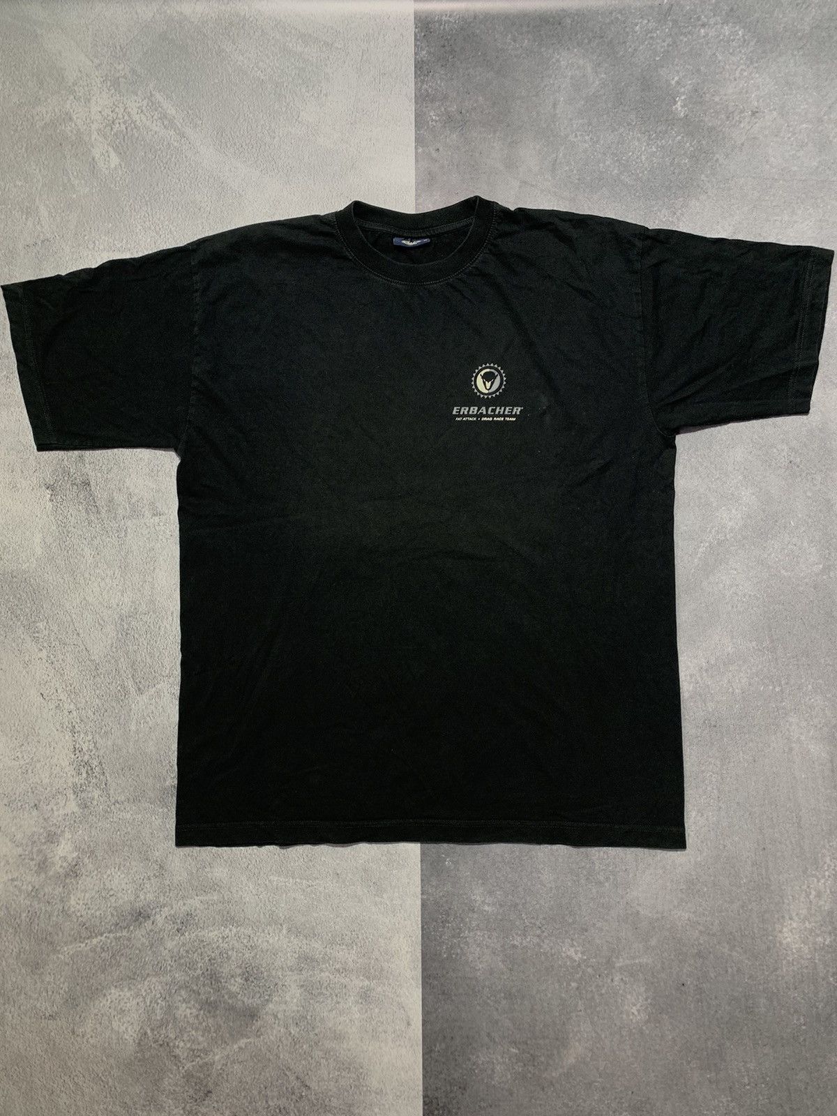 Band Tees × Vintage Vintage Y2K Erbacher Racing band tee big logo style size XL Size US XL / EU 56 / 4 - 3 Thumbnail