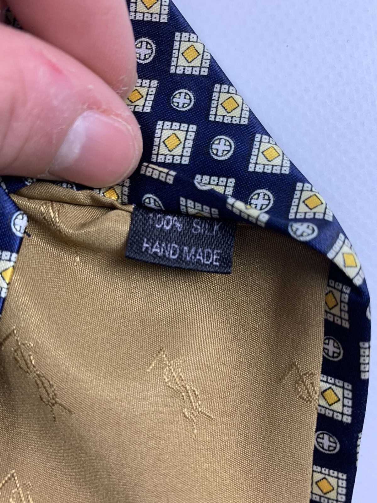 Yves Saint Laurent Yves Saint Laurent Tie Size ONE SIZE - 8 Thumbnail