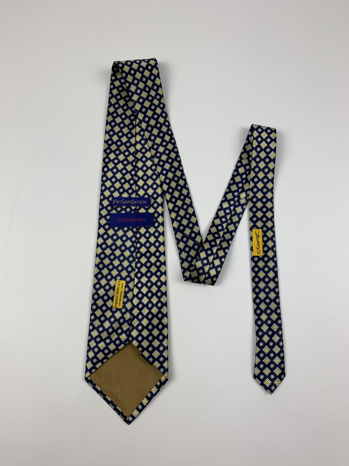 Yves Saint Laurent Yves Saint Laurent Tie Size ONE SIZE - 2 Thumbnail