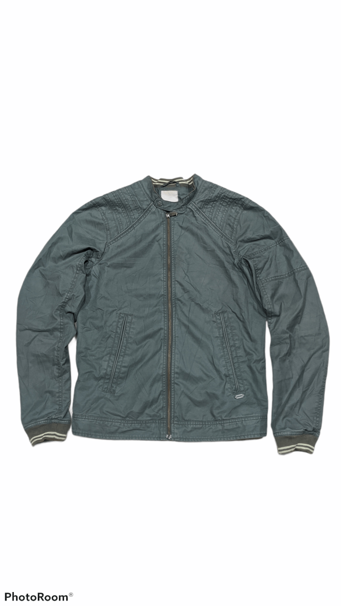 image of Stealsvintage Bomber Jacket By Diesel in Emerald Green, Men's (Size Medium)