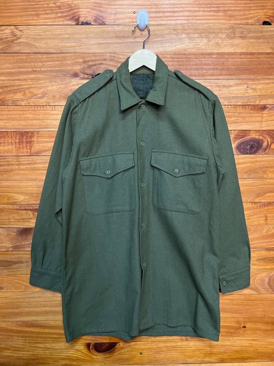 image of Military Shirt Mans Combat Ladybird Belfast in Army Green, Men's (Size Small)