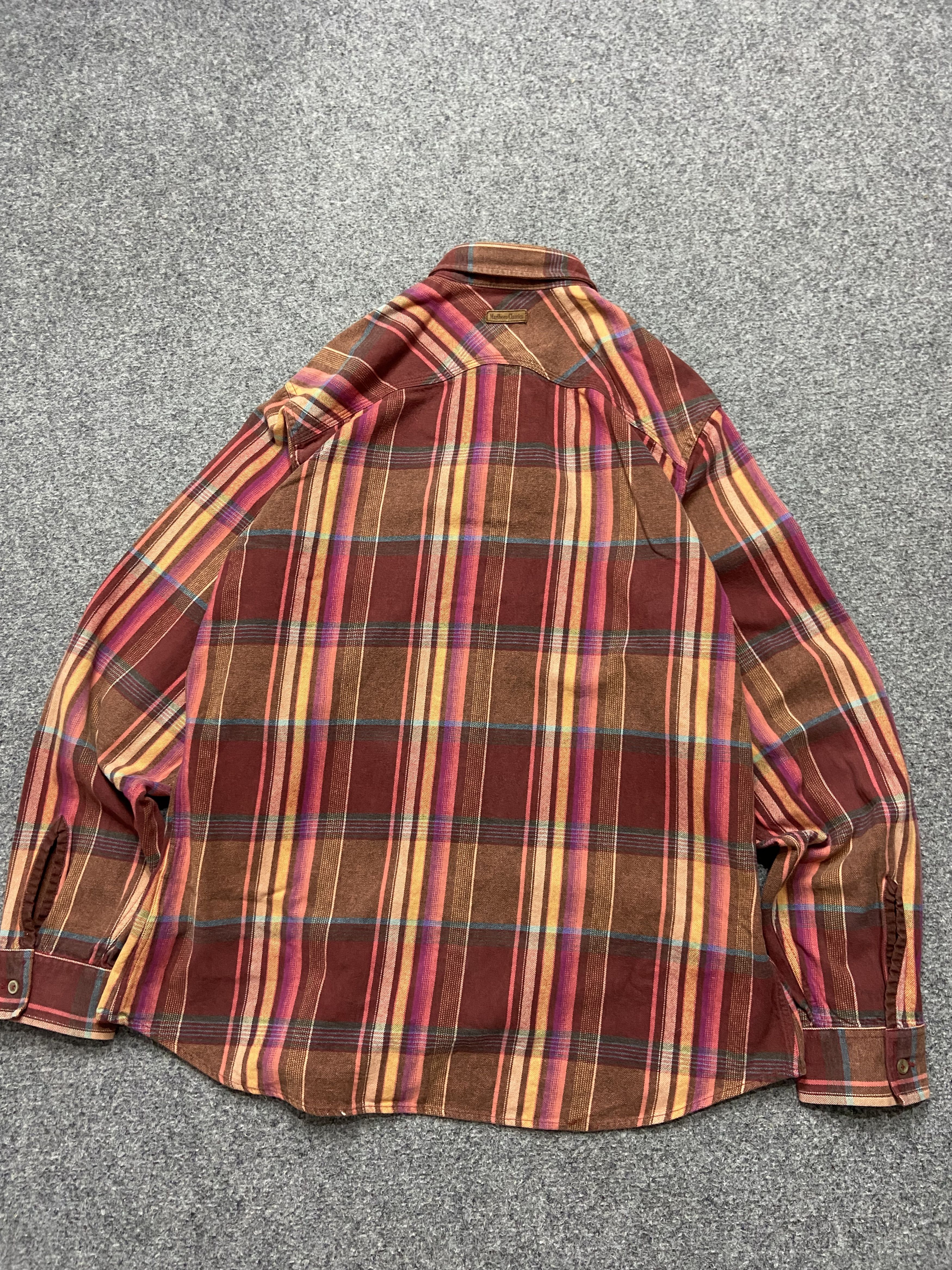Marlboro × Vintage Vintage Marlboro Classics Flannel shirts Size US XL / EU 56 / 4 - 9 Thumbnail