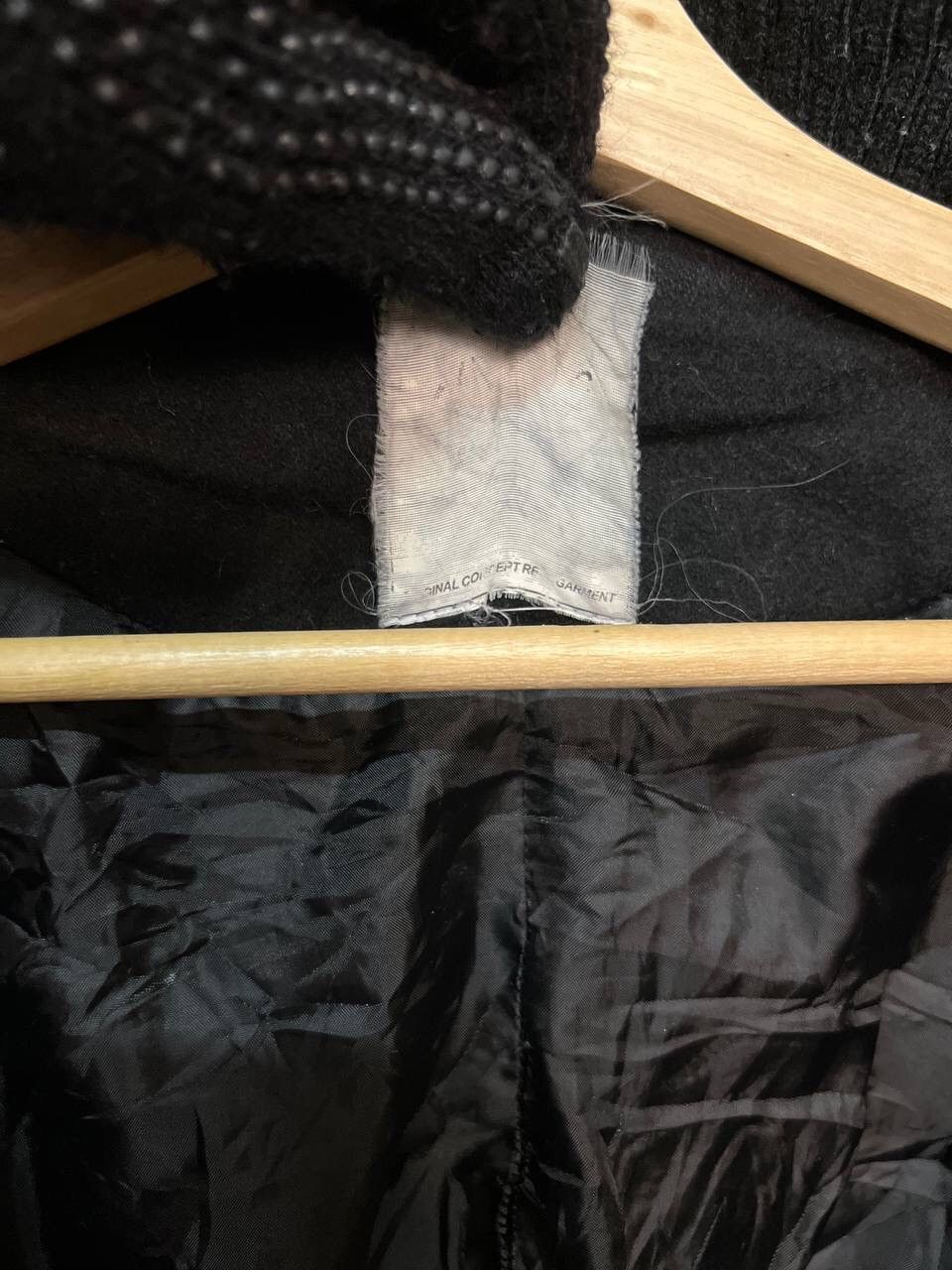 Japanese Brand ORIGINAL CONCEPT GARMENT STAND COLLAR WOOL JACKET Size US L / EU 52-54 / 3 - 11 Thumbnail