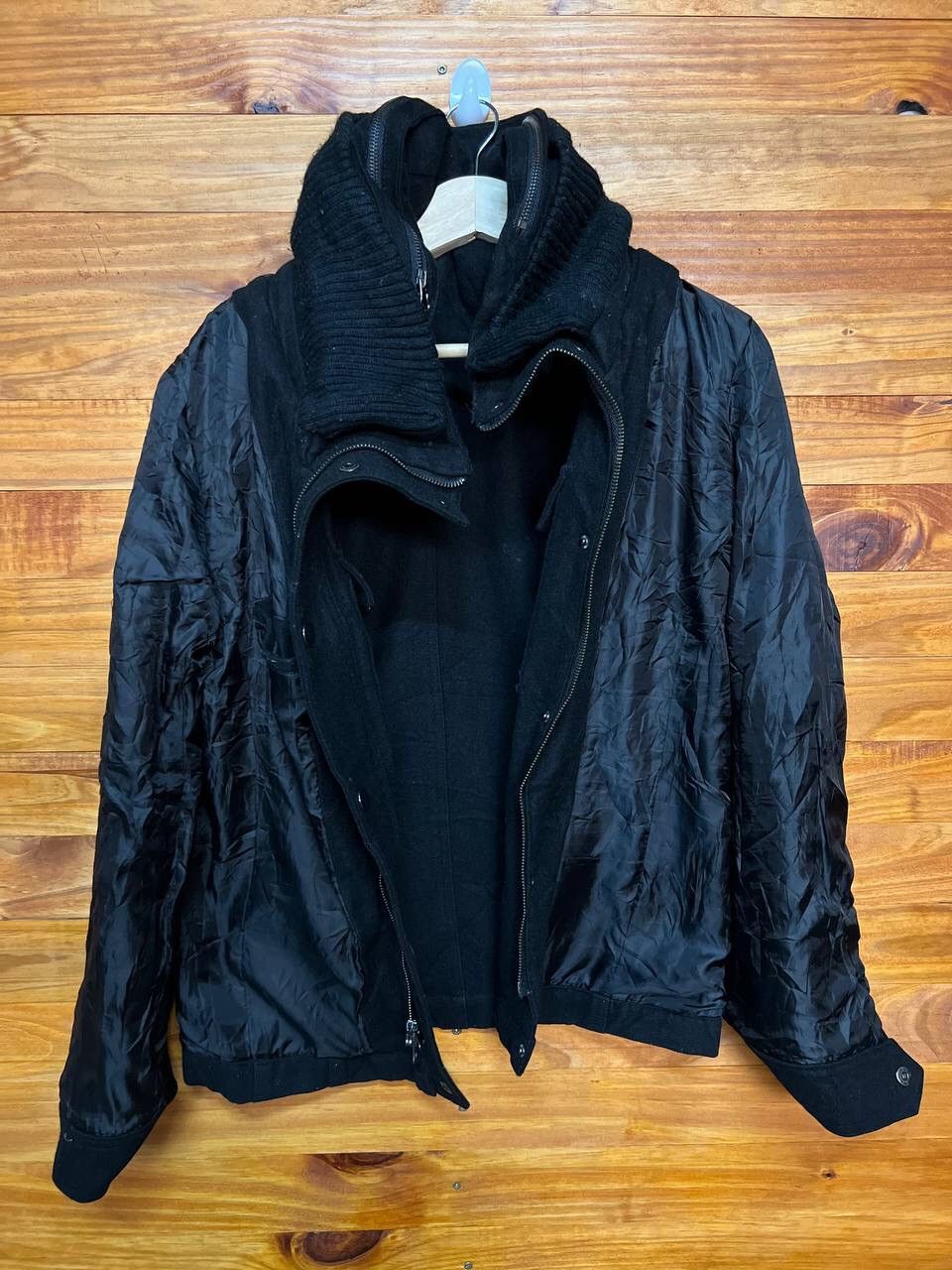 Japanese Brand ORIGINAL CONCEPT GARMENT STAND COLLAR WOOL JACKET Size US L / EU 52-54 / 3 - 14 Thumbnail