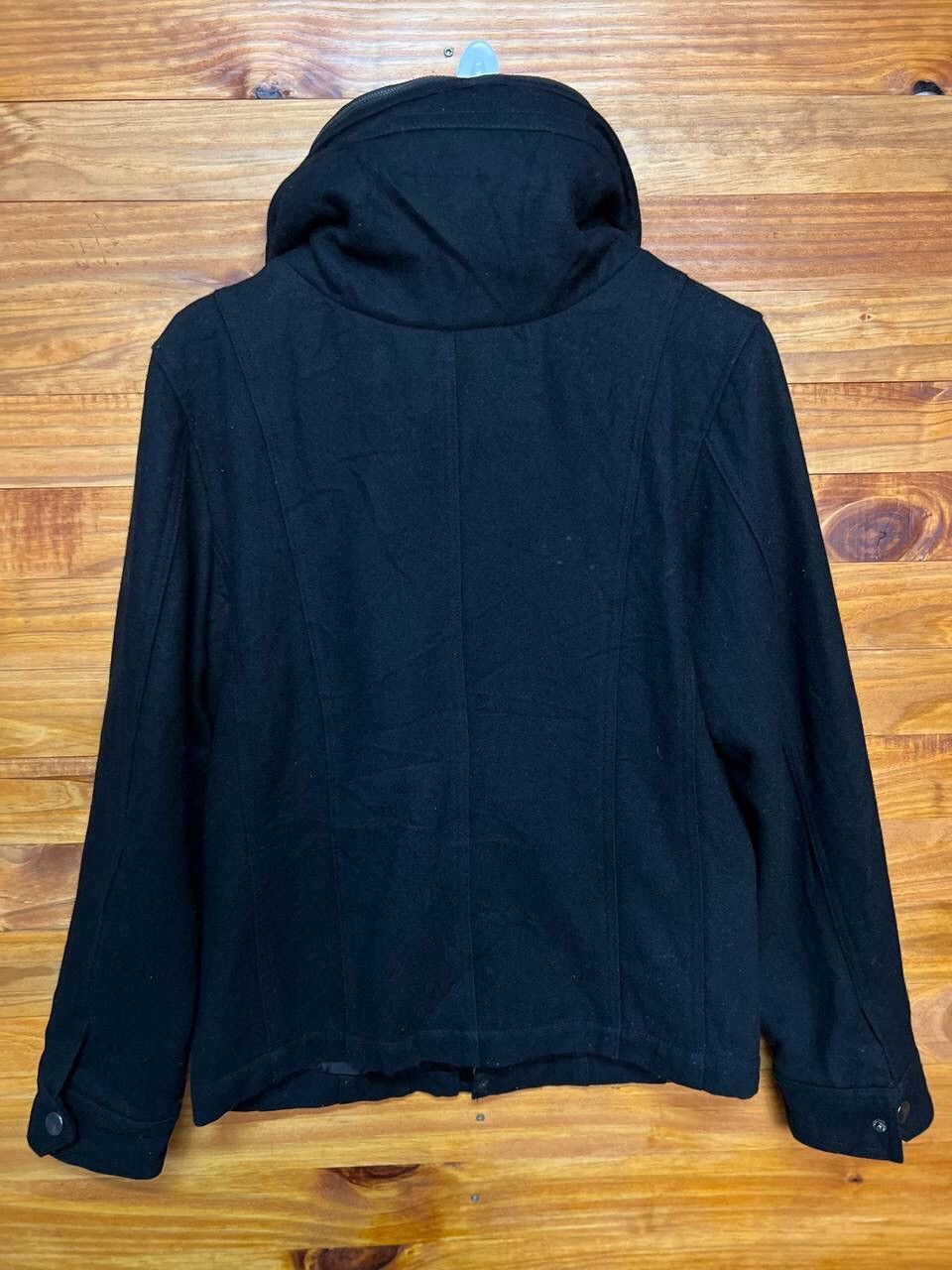 Japanese Brand ORIGINAL CONCEPT GARMENT STAND COLLAR WOOL JACKET Size US L / EU 52-54 / 3 - 9 Thumbnail