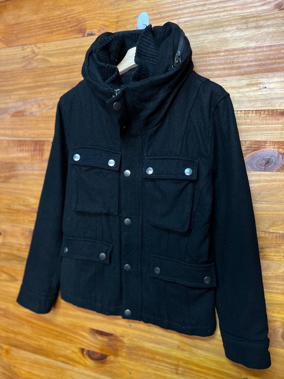 Japanese Brand ORIGINAL CONCEPT GARMENT STAND COLLAR WOOL JACKET Size US L / EU 52-54 / 3 - 3 Thumbnail