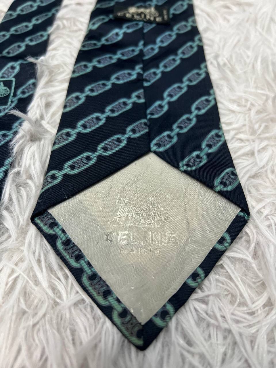 Celine CELINE SILK NECKTIE HAND MADE Size ONE SIZE - 10 Thumbnail