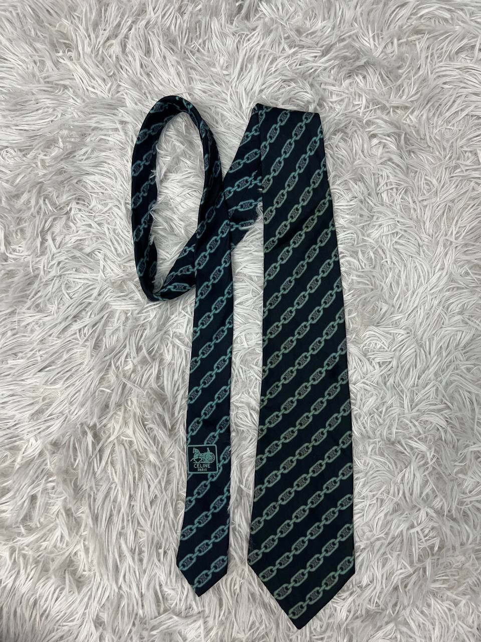 Celine CELINE SILK NECKTIE HAND MADE Size ONE SIZE - 3 Thumbnail