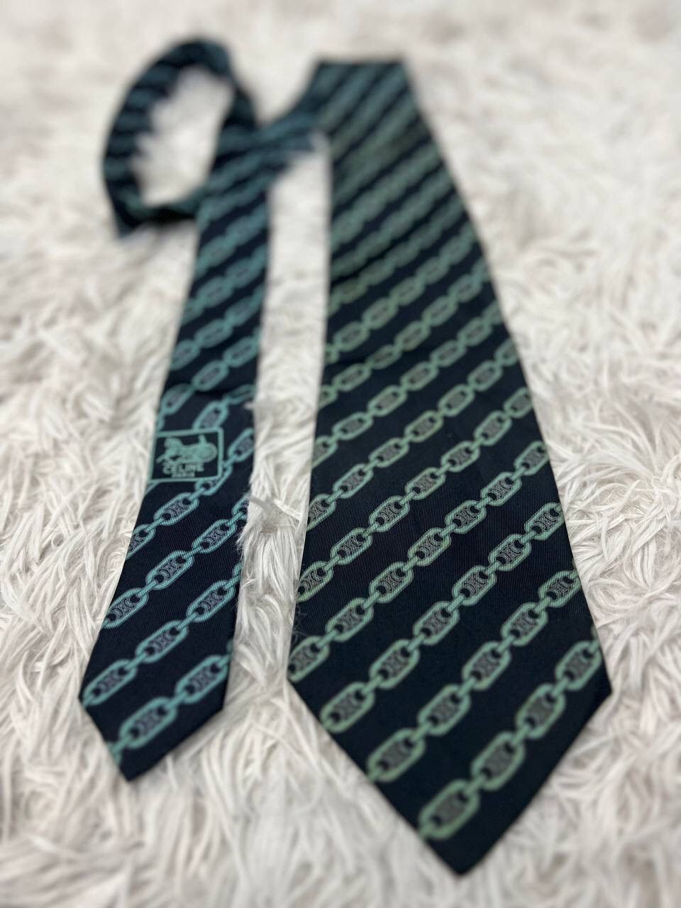Celine CELINE SILK NECKTIE HAND MADE Size ONE SIZE - 4 Thumbnail