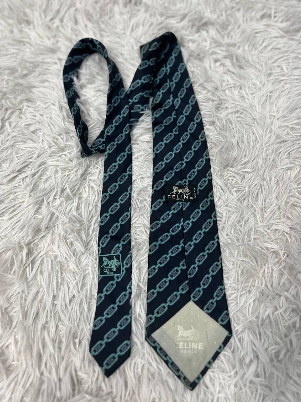 Celine CELINE SILK NECKTIE HAND MADE Size ONE SIZE - 8 Thumbnail