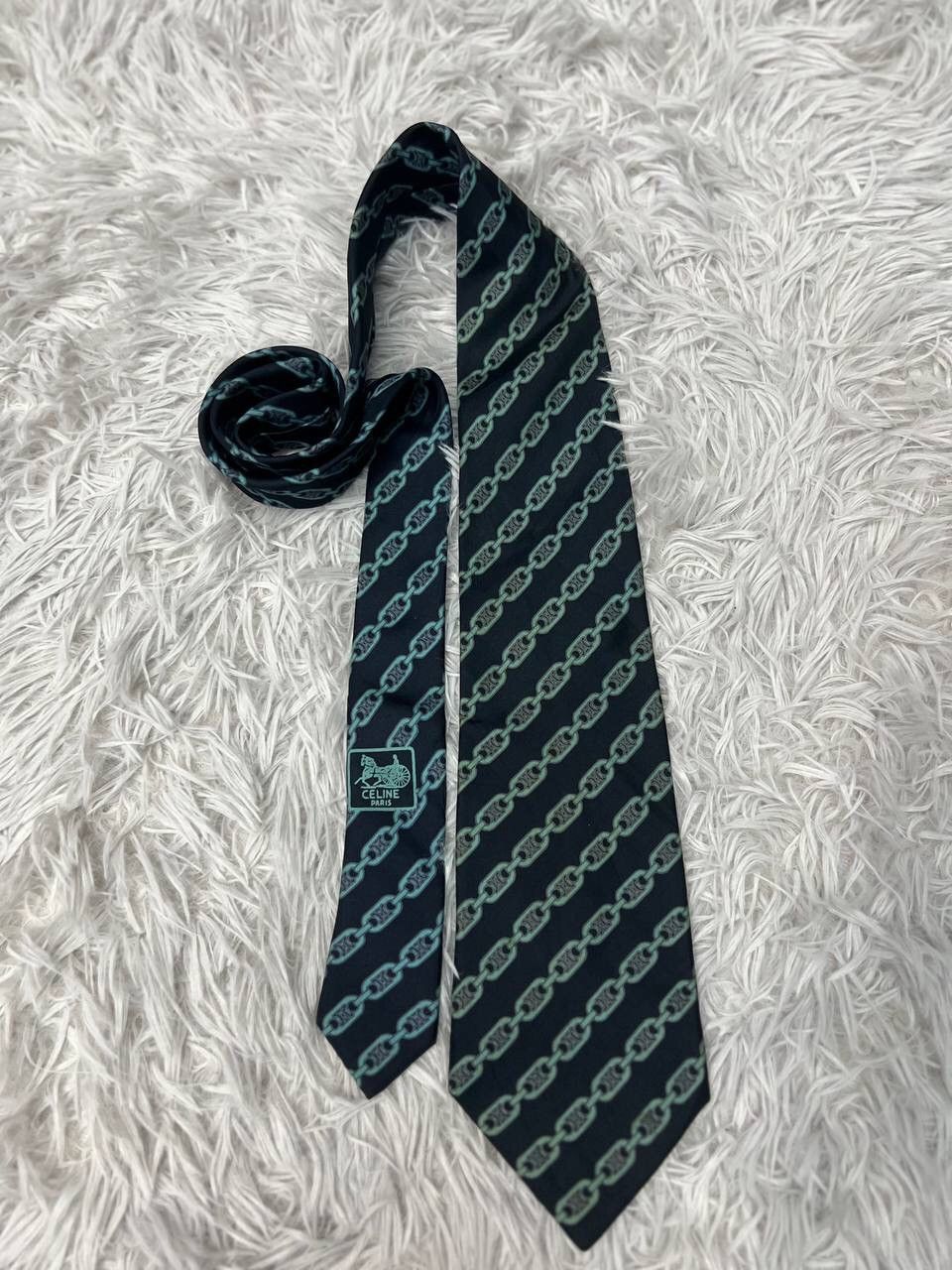 Celine CELINE SILK NECKTIE HAND MADE Size ONE SIZE - 2 Thumbnail