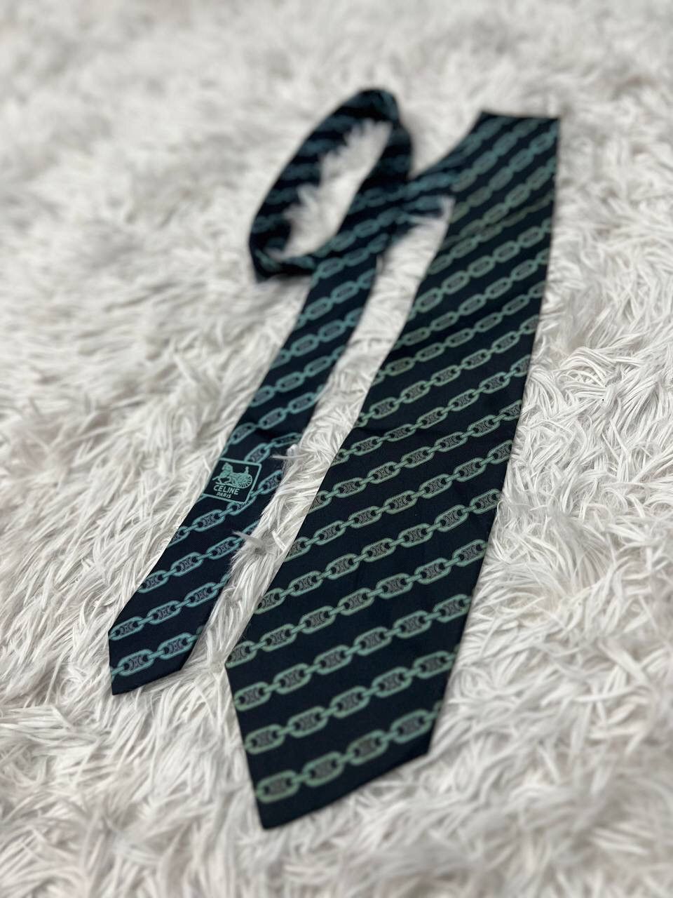 Celine CELINE SILK NECKTIE HAND MADE Size ONE SIZE - 7 Thumbnail