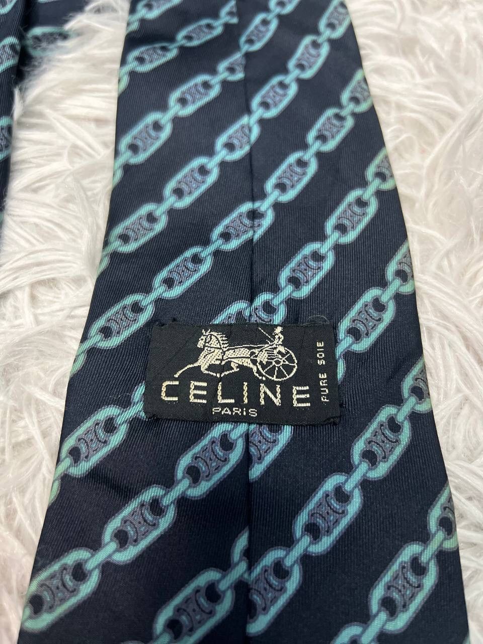 Celine CELINE SILK NECKTIE HAND MADE Size ONE SIZE - 9 Thumbnail