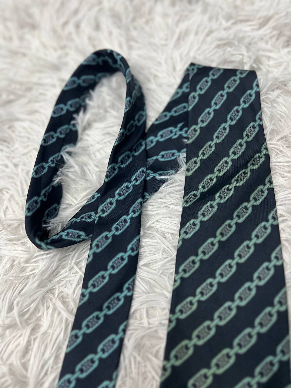 Celine CELINE SILK NECKTIE HAND MADE Size ONE SIZE - 6 Thumbnail