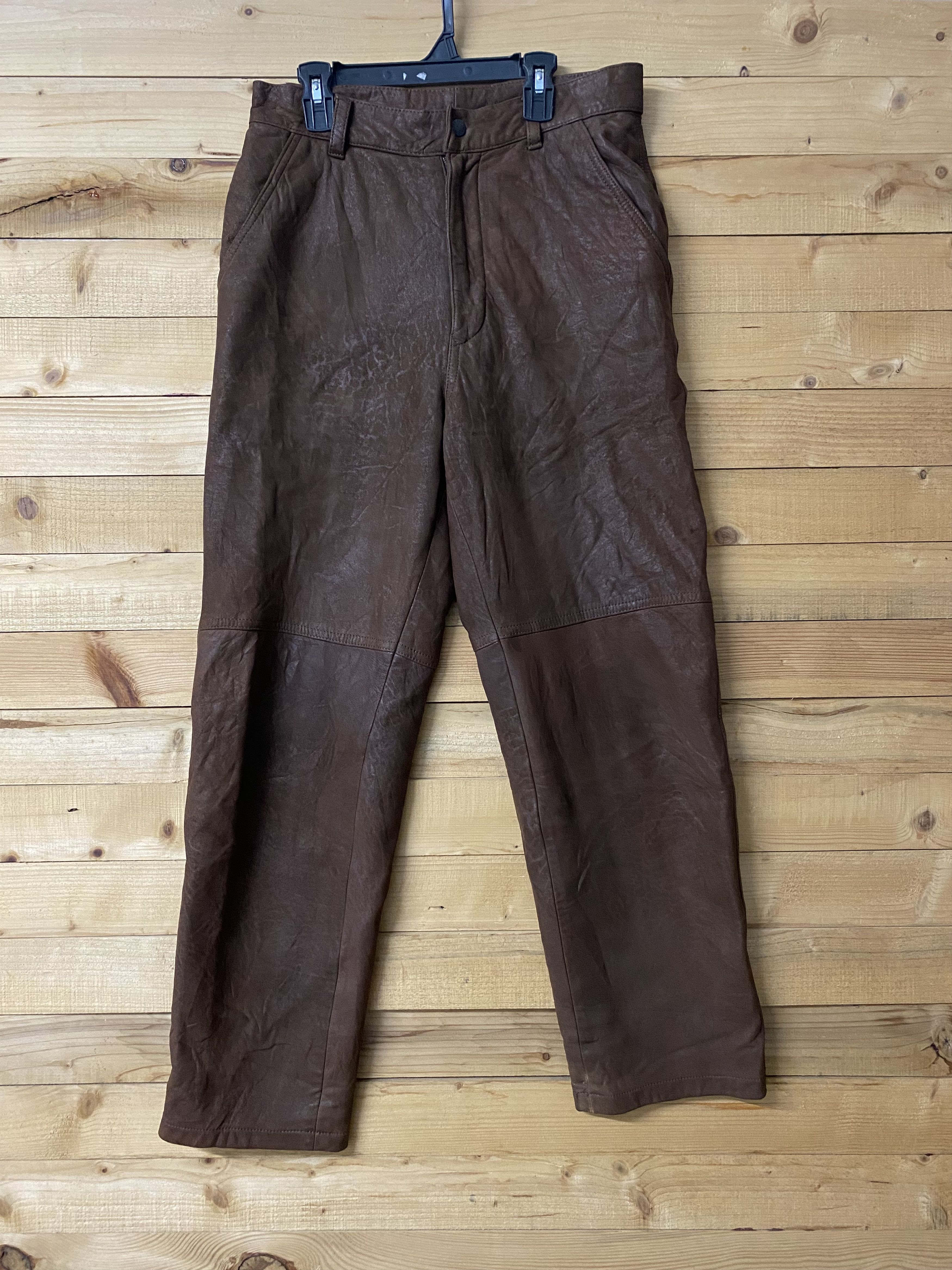 Vintage Vintage hai sporting gear high waist leather pants | Grailed