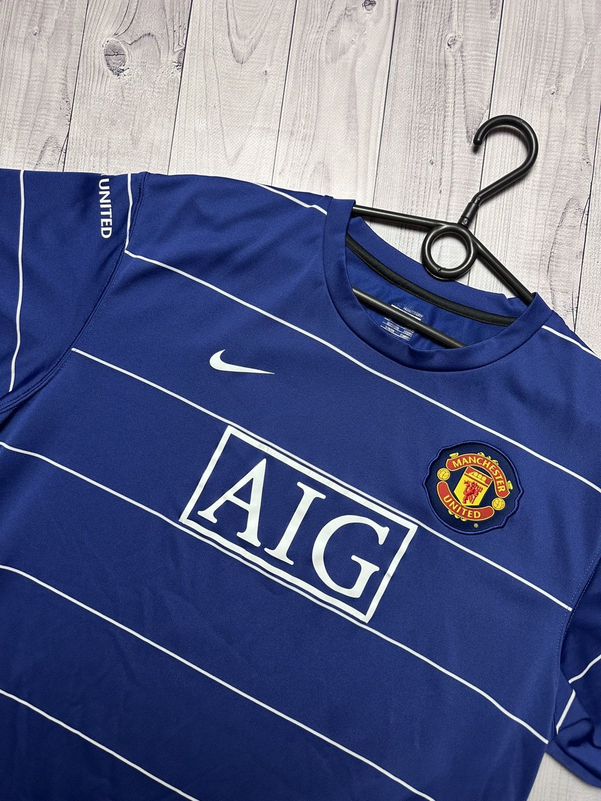 Nike Vintage Nike Manchester United blue striped soccer jersey XL Size US XL / EU 56 / 4 - 3 Thumbnail