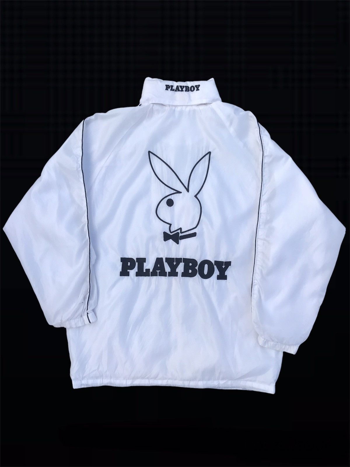 Playboy × Vintage Vintage Playboy Embroidered Big Logo Windbreaker Size US XL / EU 56 / 4 - 1 Thumbnail