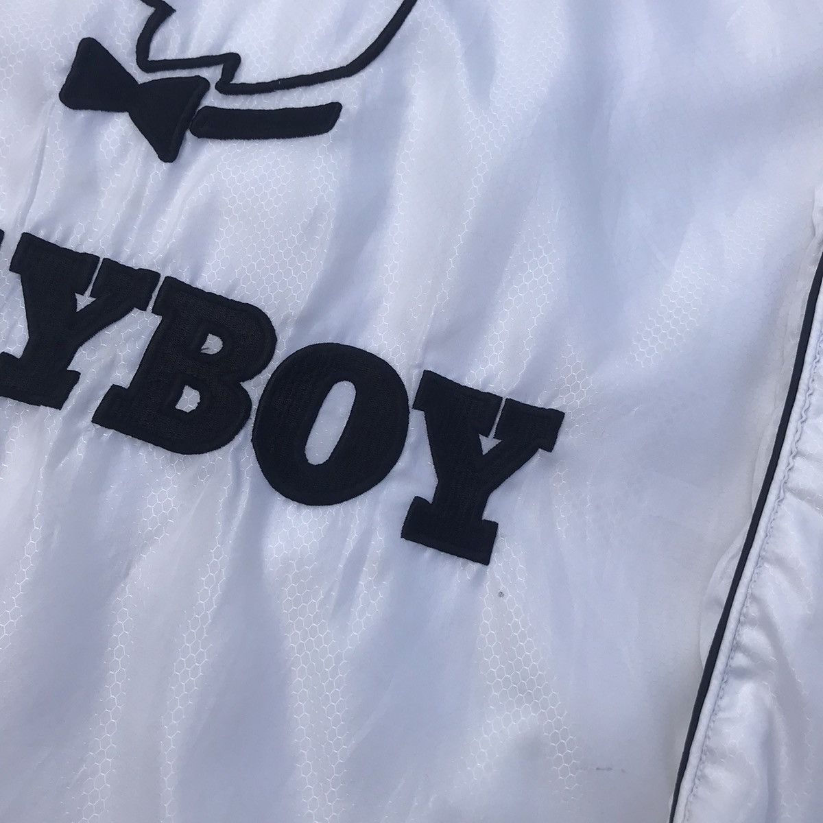 Playboy × Vintage Vintage Playboy Embroidered Big Logo Windbreaker Size US XL / EU 56 / 4 - 5 Thumbnail