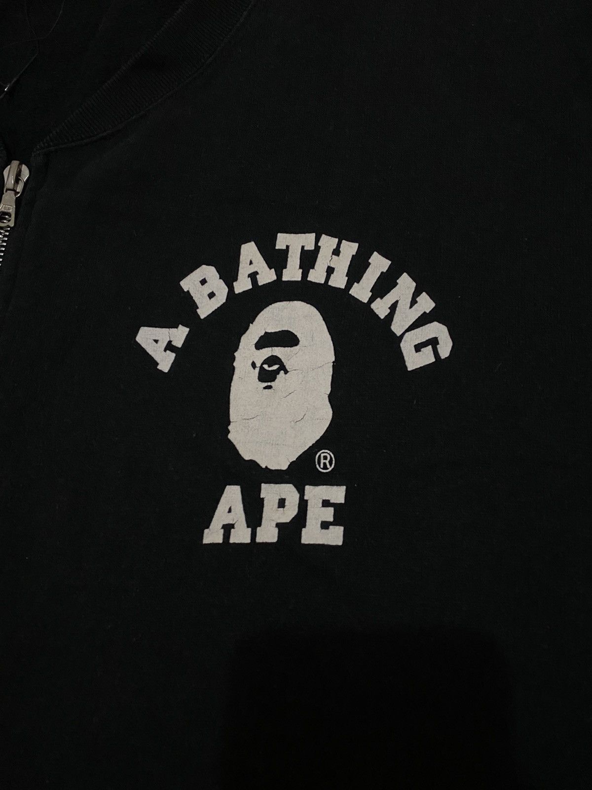 Vintage College Zip Sweatshirt Size US XL / EU 56 / 4 - 2 Thumbnail