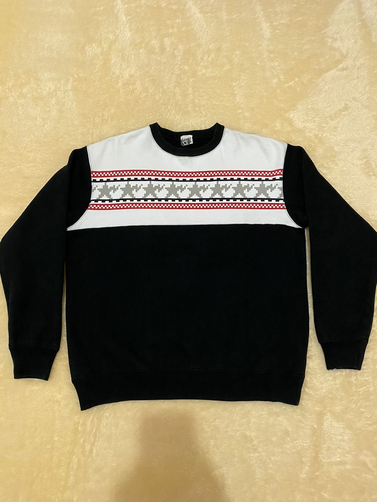 Bape Bape Sta Native Pattern Crewneck Size US L / EU 52-54 / 3 - 1 Thumbnail