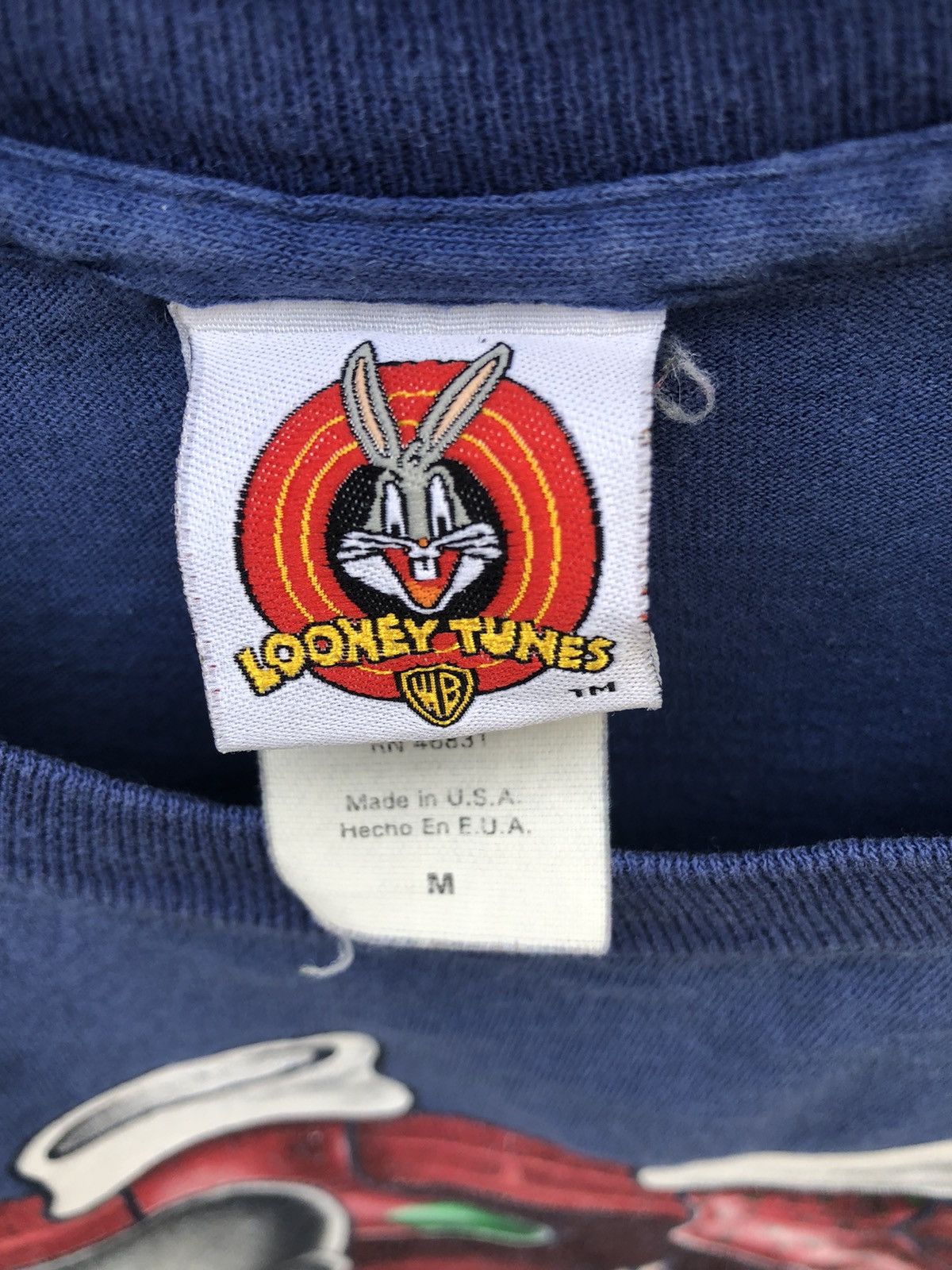 Vintage × Warner Bros Vintage Looney Tunes Cartoon Tasmanian Devil Size US M / EU 48-50 / 2 - 3 Thumbnail
