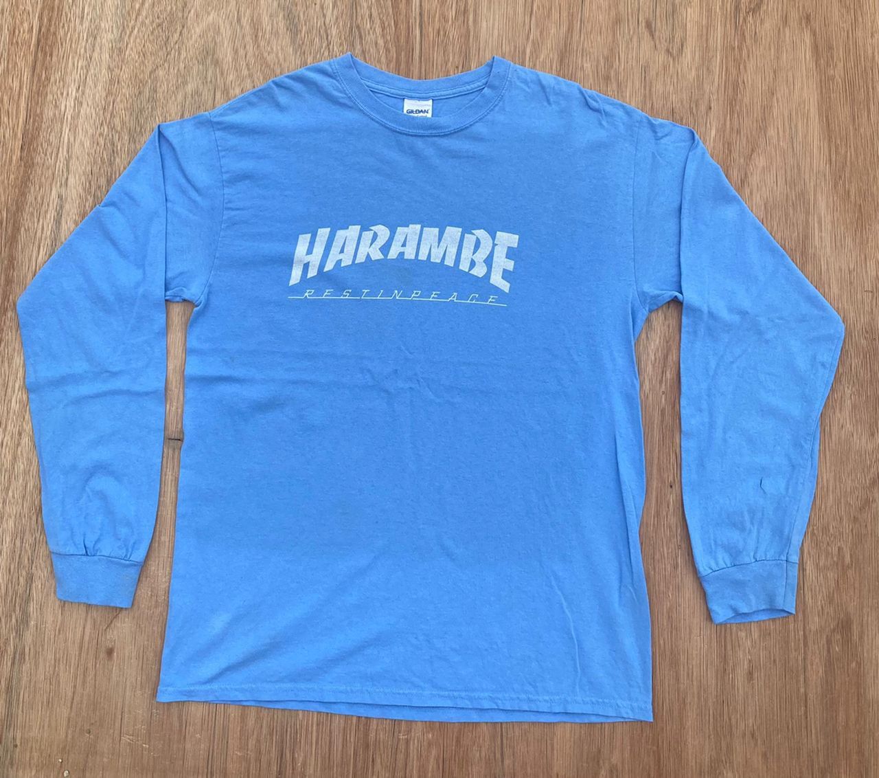 Gildan vintage tee D - 24 harambe thrasher magazine parody Size US M / EU 48-50 / 2 - 1 Thumbnail