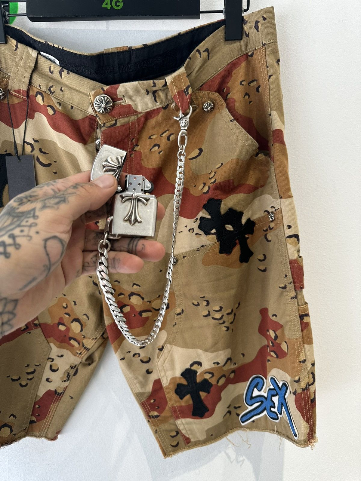 Chrome Hearts Chrome Hearts CRAZY XTRA LONG WALLER CHAIN ZIPPO LIGHTER Size ONE SIZE - 3 Thumbnail