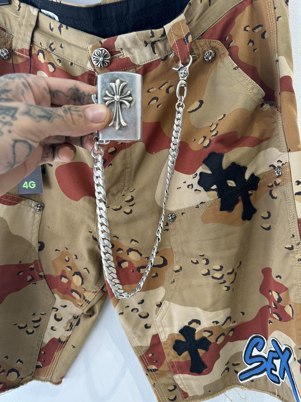 Chrome Hearts Chrome Hearts CRAZY XTRA LONG WALLER CHAIN ZIPPO LIGHTER Size ONE SIZE - 1 Thumbnail