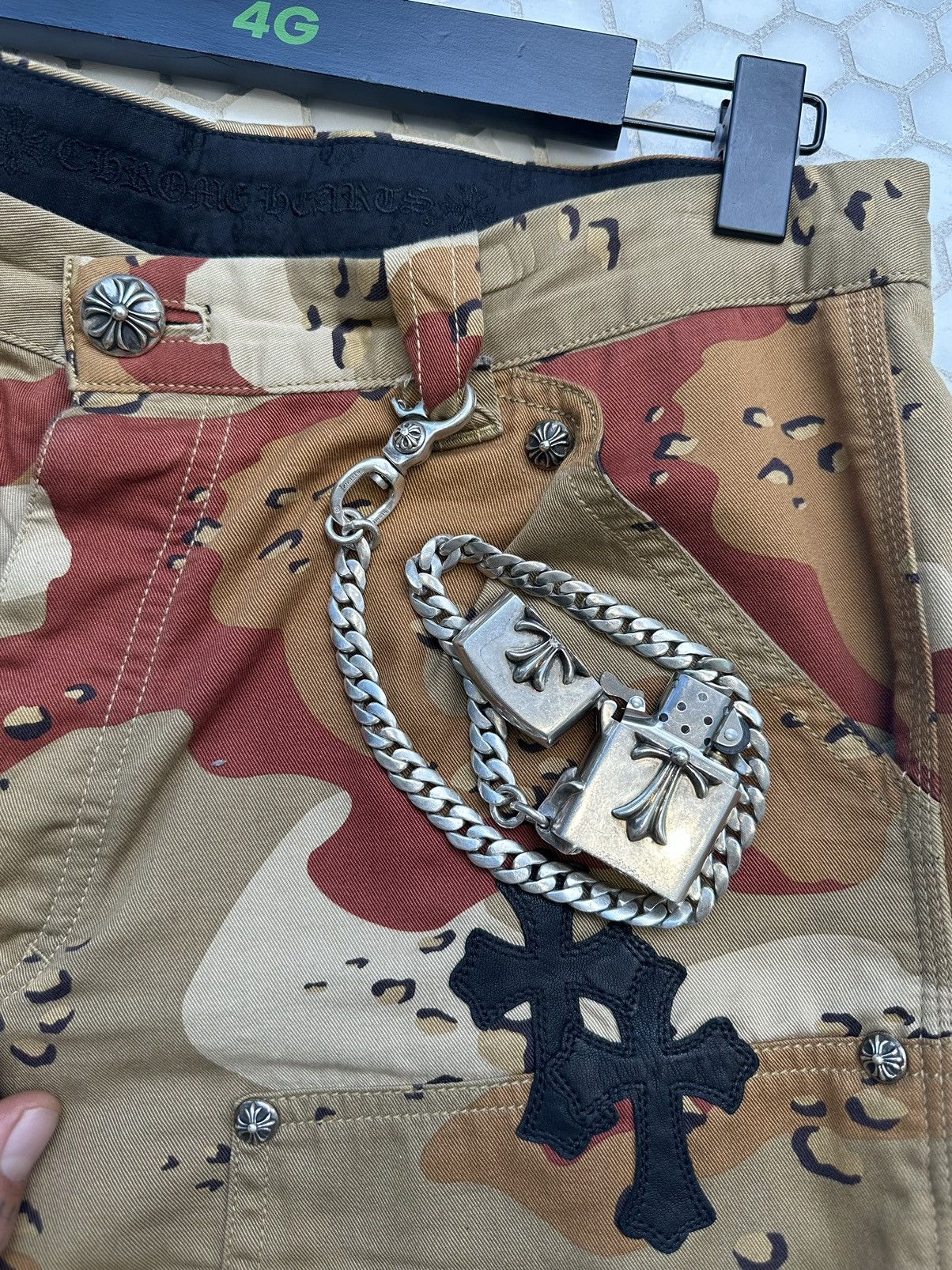 Chrome Hearts Chrome Hearts CRAZY XTRA LONG WALLER CHAIN ZIPPO LIGHTER Size ONE SIZE - 16 Thumbnail