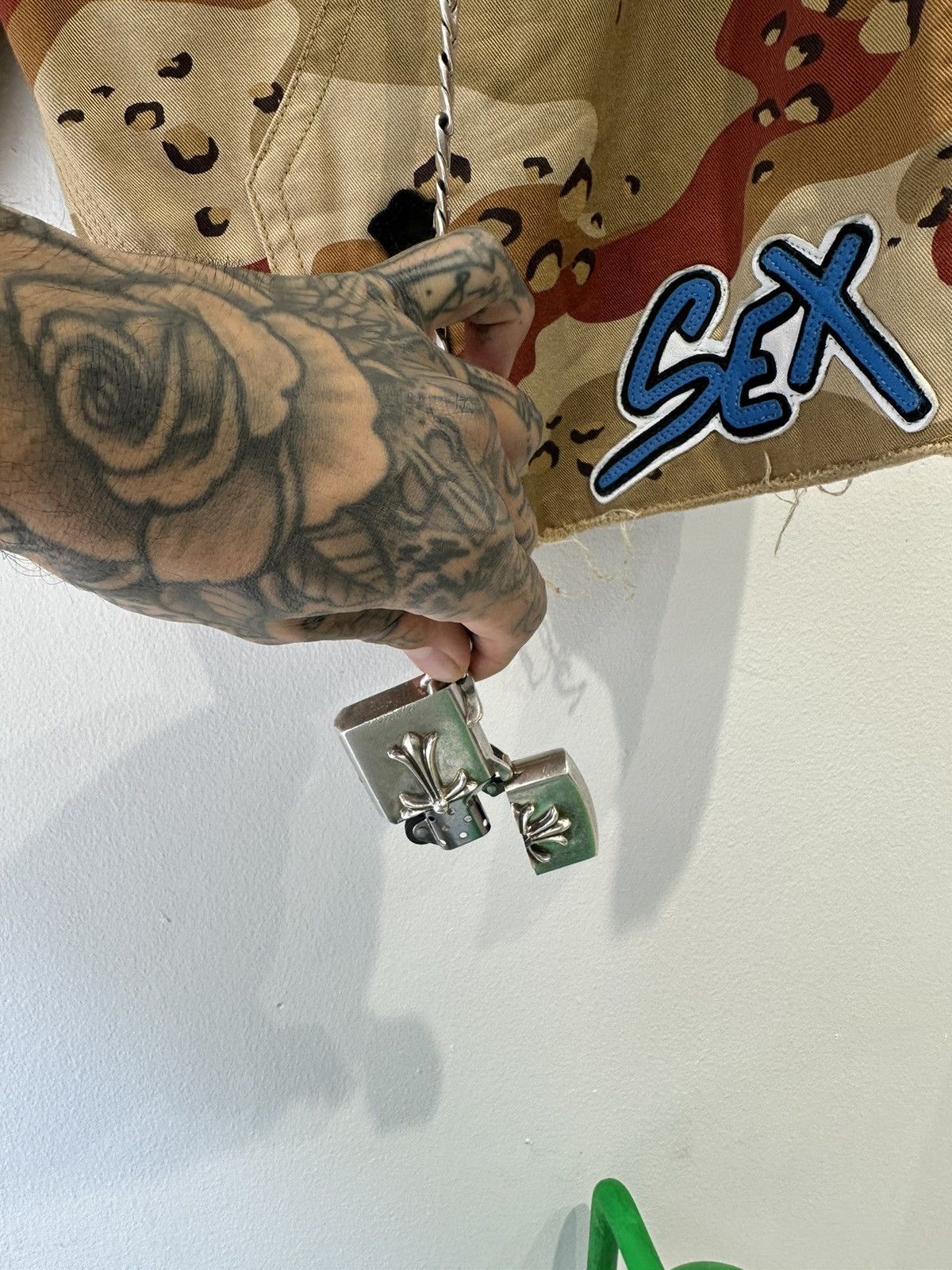 Chrome Hearts Chrome Hearts CRAZY XTRA LONG WALLER CHAIN ZIPPO LIGHTER Size ONE SIZE - 11 Thumbnail