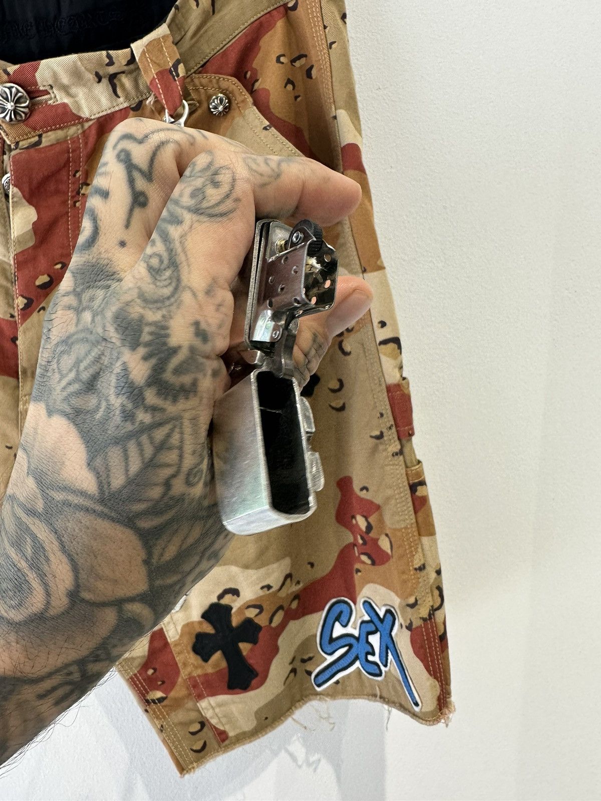 Chrome Hearts Chrome Hearts CRAZY XTRA LONG WALLER CHAIN ZIPPO LIGHTER Size ONE SIZE - 6 Thumbnail