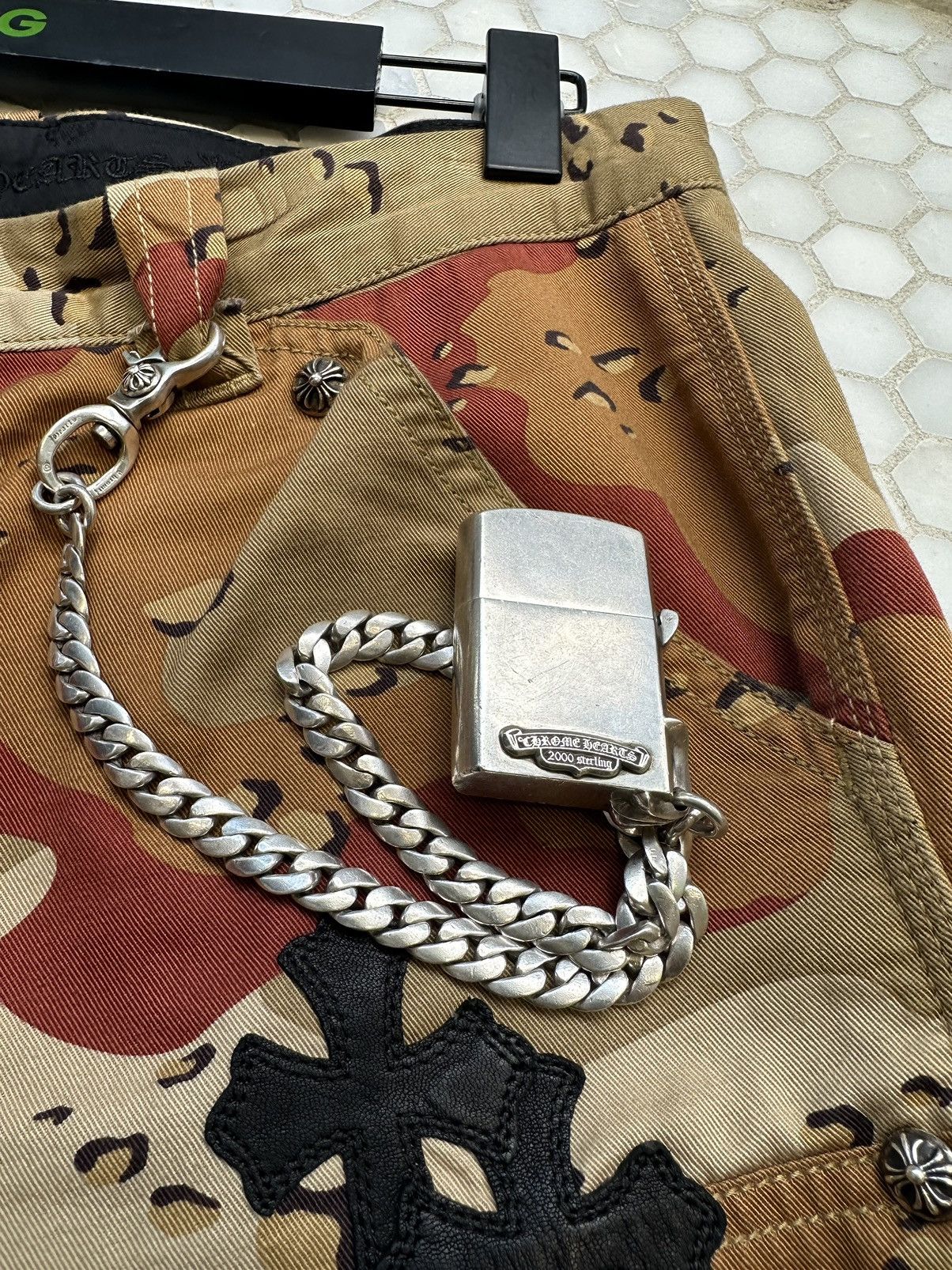 Chrome Hearts Chrome Hearts CRAZY XTRA LONG WALLER CHAIN ZIPPO LIGHTER Size ONE SIZE - 19 Thumbnail