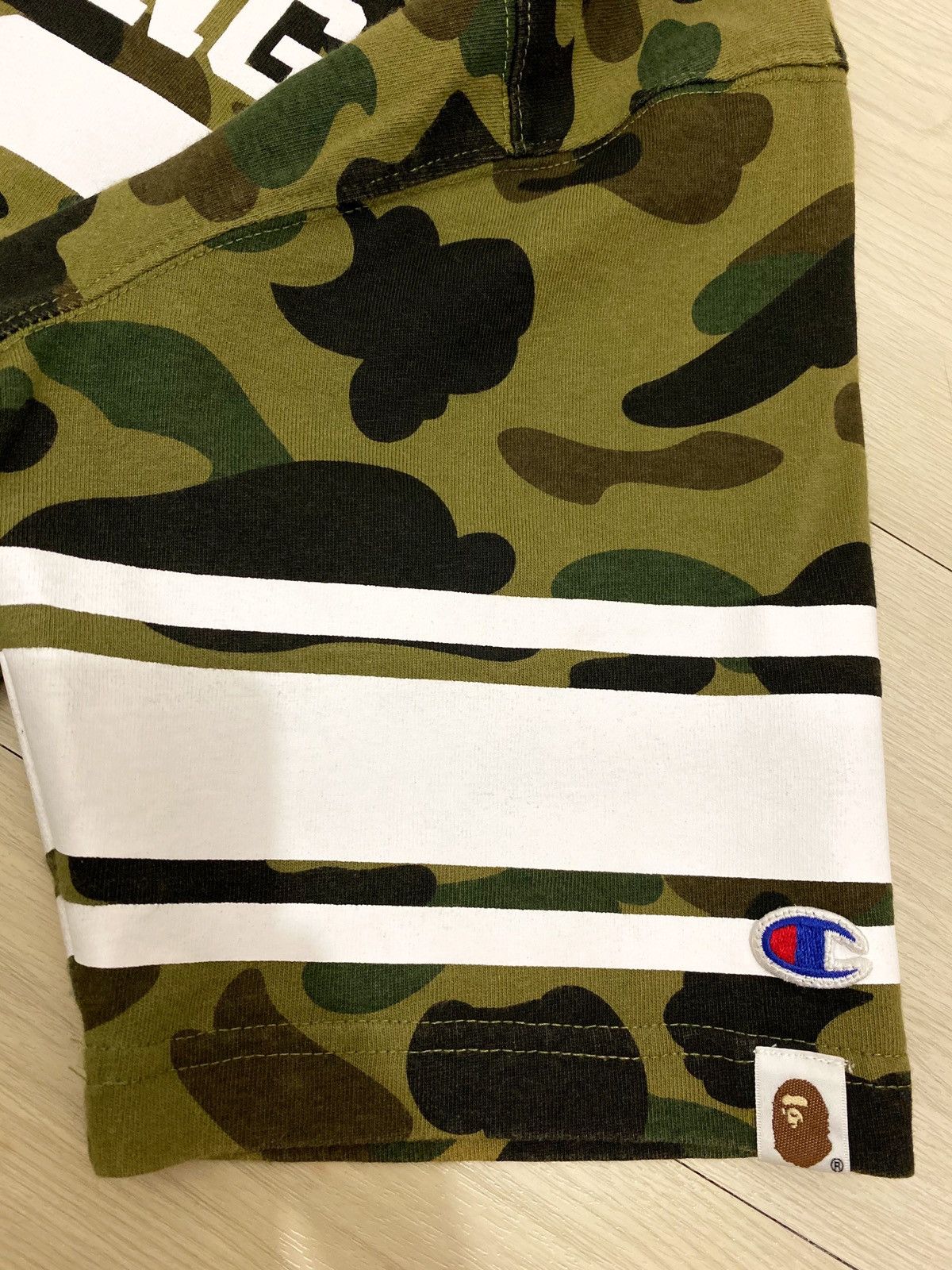 Bape × Champion Bape x Champion 1st Camo Tee Size US XL / EU 56 / 4 - 4 Thumbnail