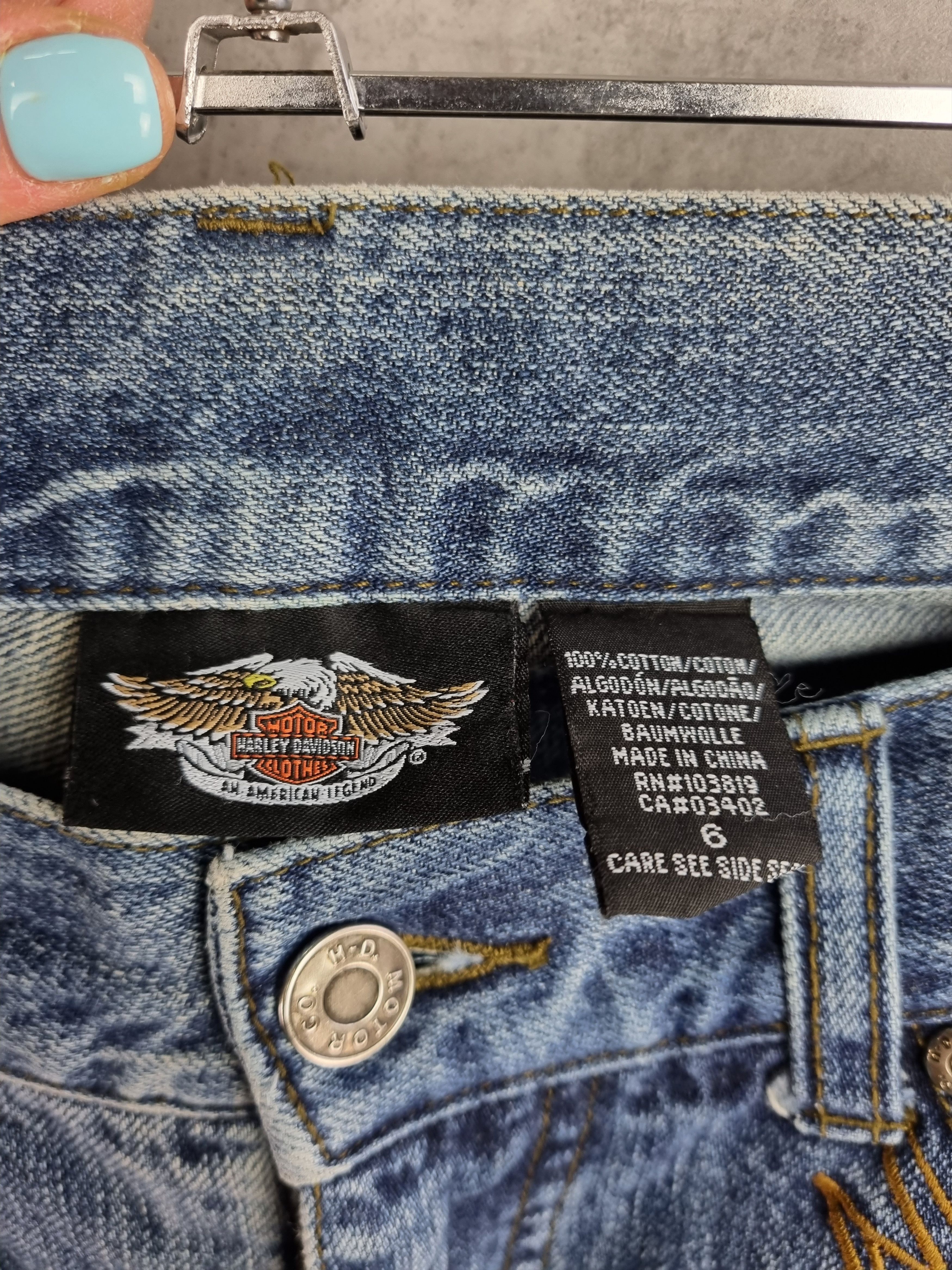 Harley Davidson Harley Davidson Skinny Denim Jeans Size US 31 - 6 Thumbnail