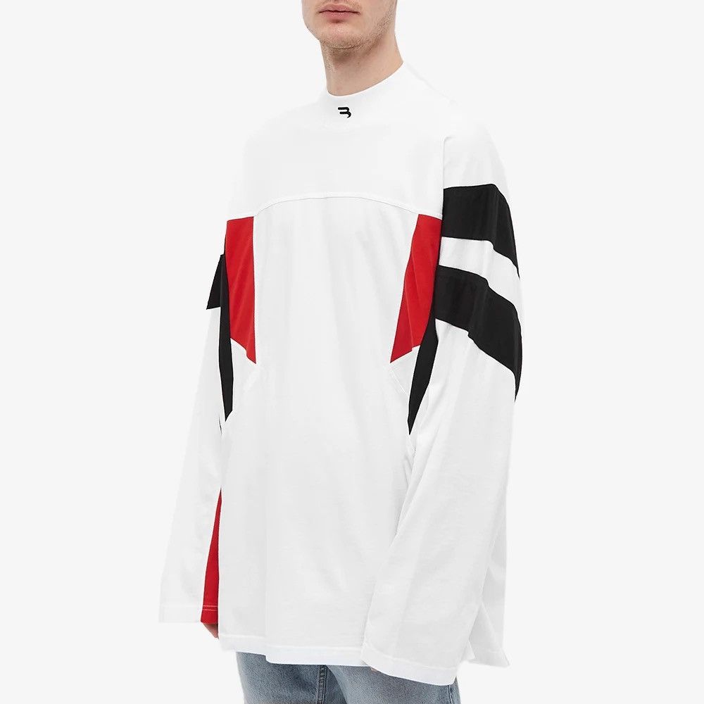 Balenciaga Balenciaga Long Sleeve Tracksuit Tee Size US XL / EU 56 / 4 - 11 Thumbnail