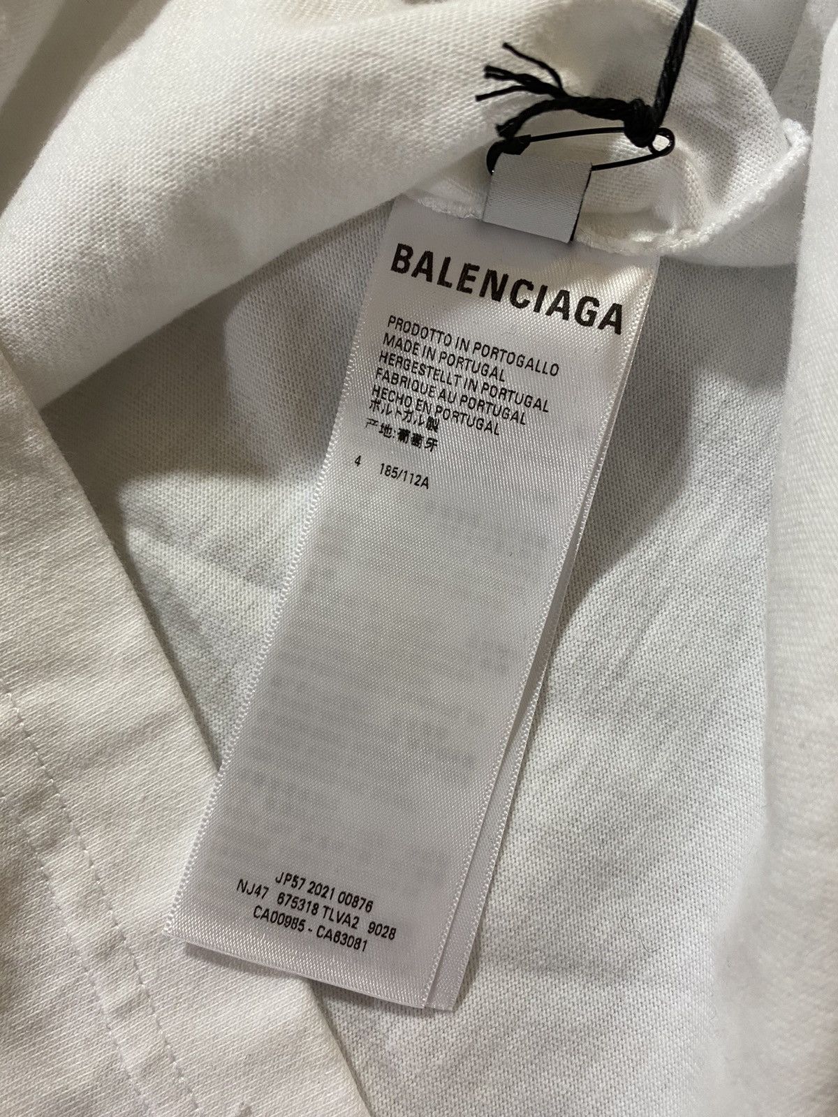 Balenciaga Balenciaga Long Sleeve Tracksuit Tee Size US XL / EU 56 / 4 - 8 Thumbnail