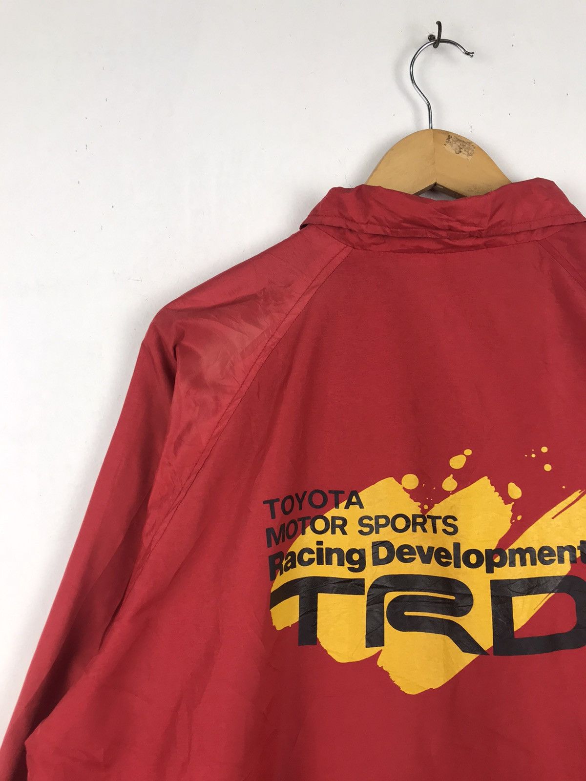 Japanese Brand × Vintage Rare Vintage Sunfaded Trd Toyota Coach Jacket Size US XXL / EU 58 / 5 - 7 Thumbnail