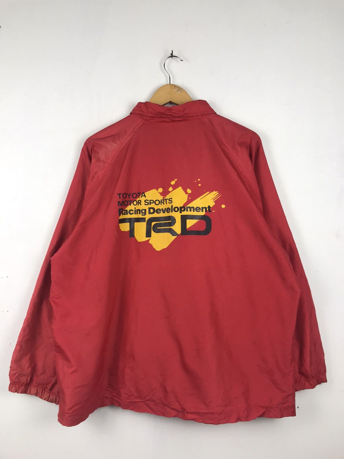 Japanese Brand × Vintage Rare Vintage Sunfaded Trd Toyota Coach Jacket Size US XXL / EU 58 / 5 - 2 Thumbnail