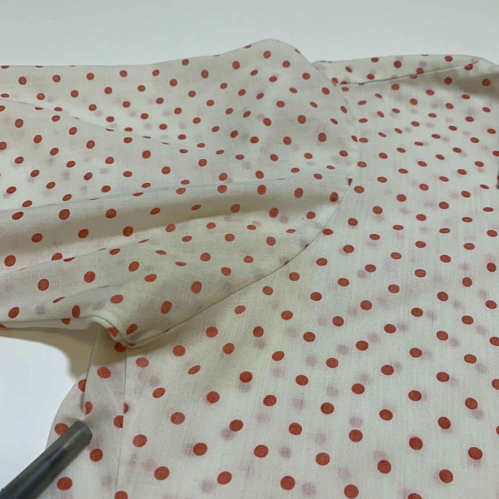 Van Heusen × Vintage Vintage 60s 70s Van Heusen 417 Vanopress Polka Dot Shirt Size US S / EU 44-46 / 1 - 6 Thumbnail