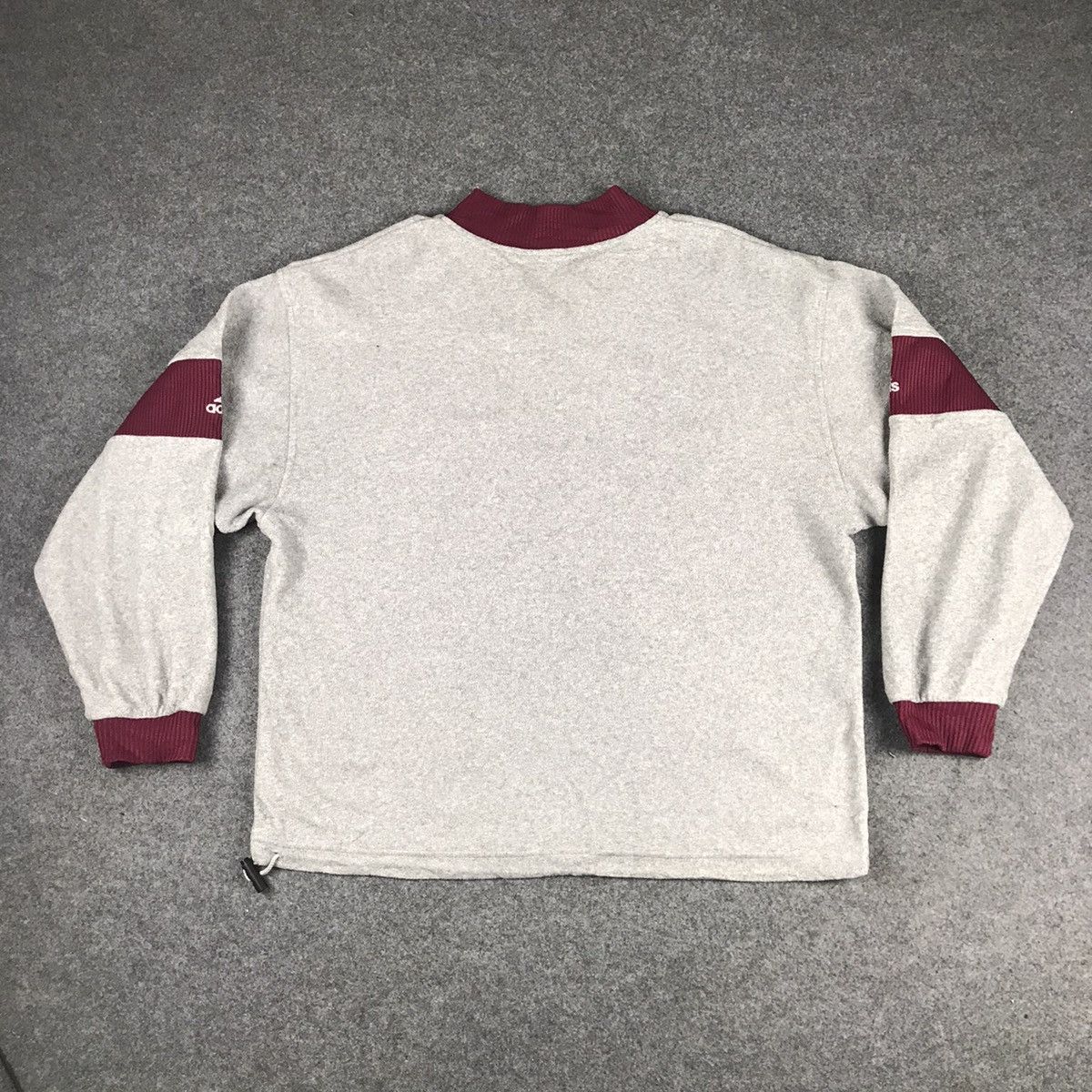 Adidas × Japanese Brand × Vintage 🔥Vintage Adidas Equipment Sweatshirt V collar🔥 Size US L / EU 52-54 / 3 - 2 Thumbnail