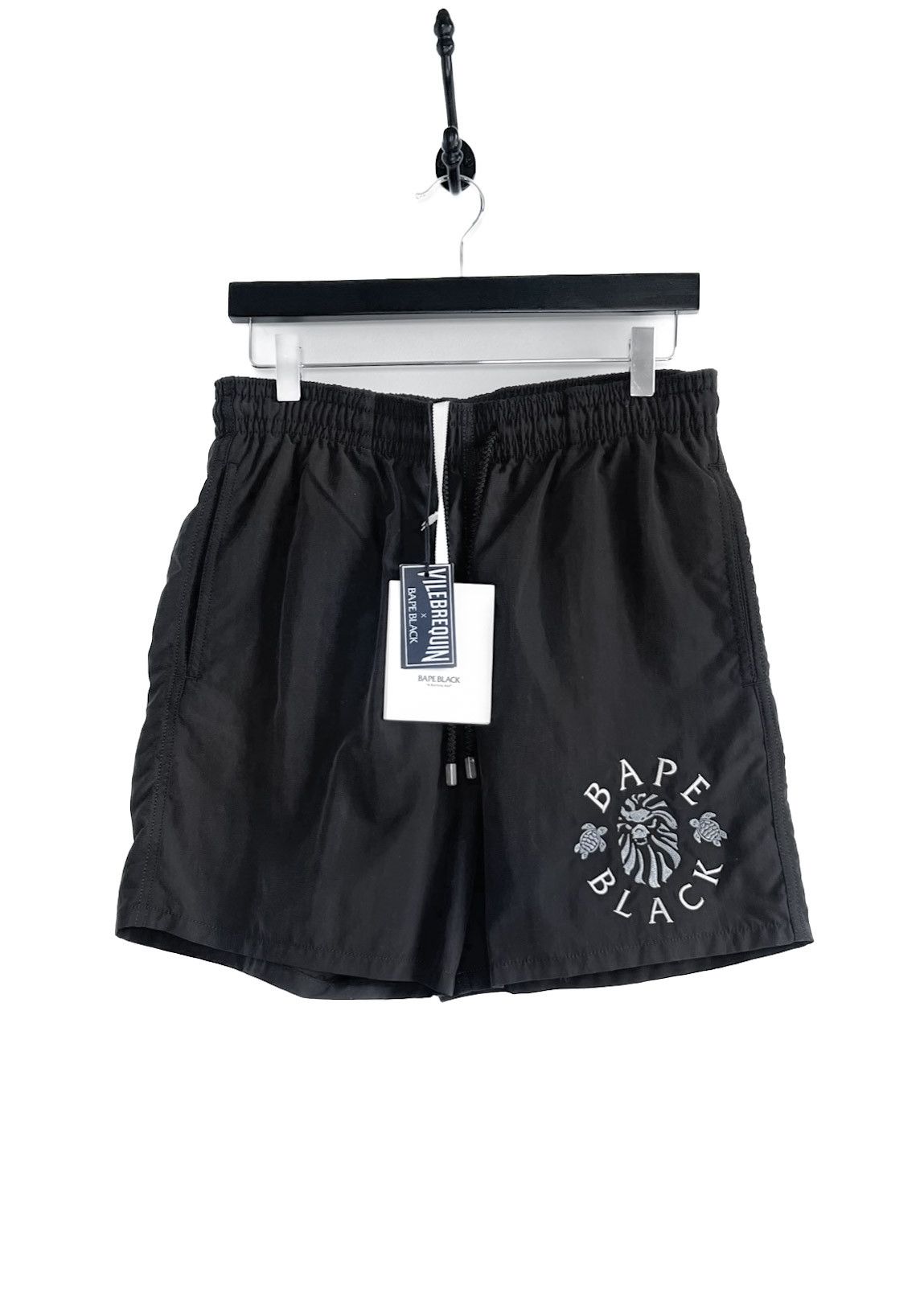 Bape × Vilebrequin Vilebrequin X Bape BLACK Embroidered Swimming Shorts Size US 36 / EU 52 - 1 Thumbnail