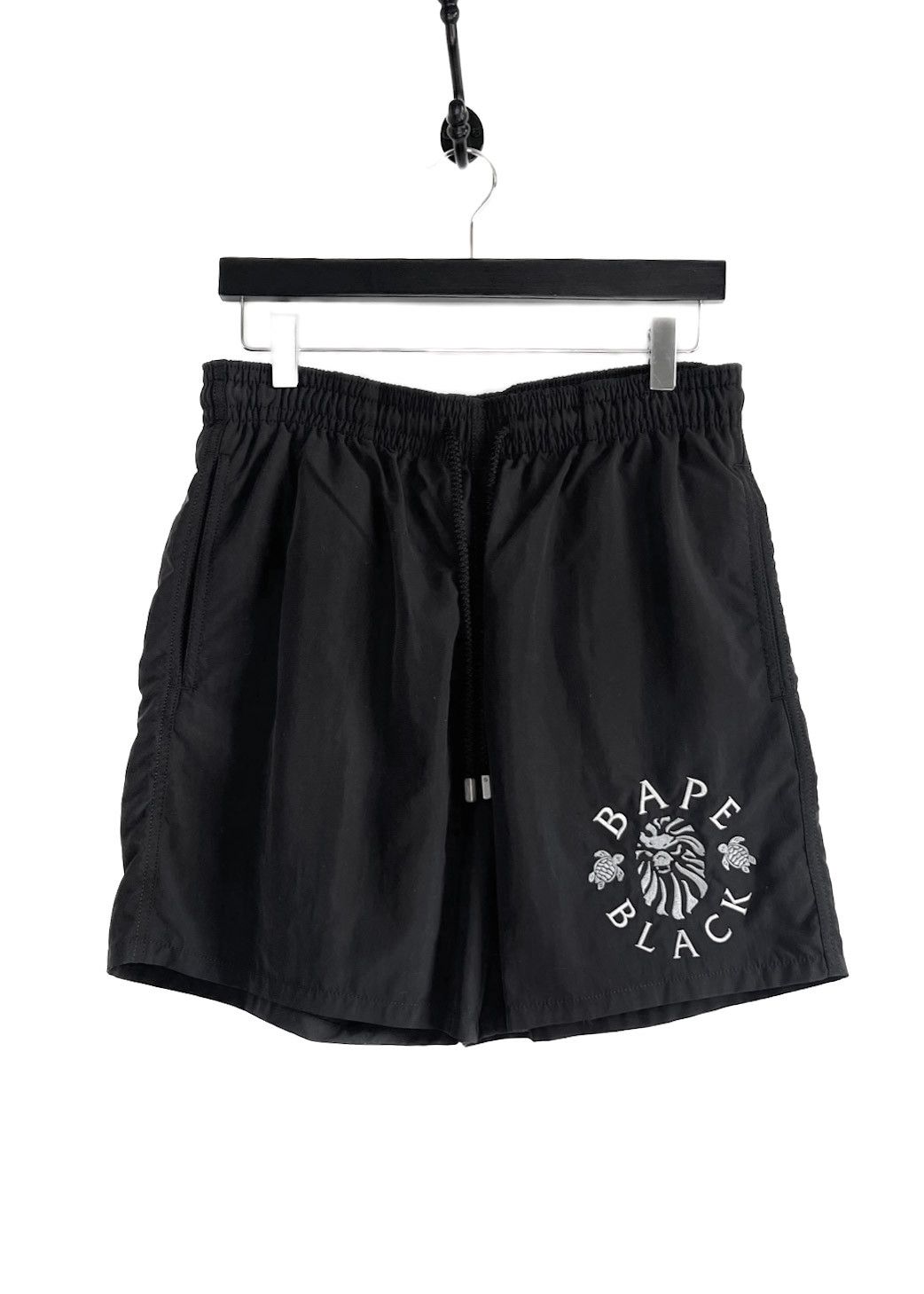 Bape × Vilebrequin Vilebrequin X Bape BLACK Embroidered Swimming Shorts Size US 36 / EU 52 - 2 Thumbnail