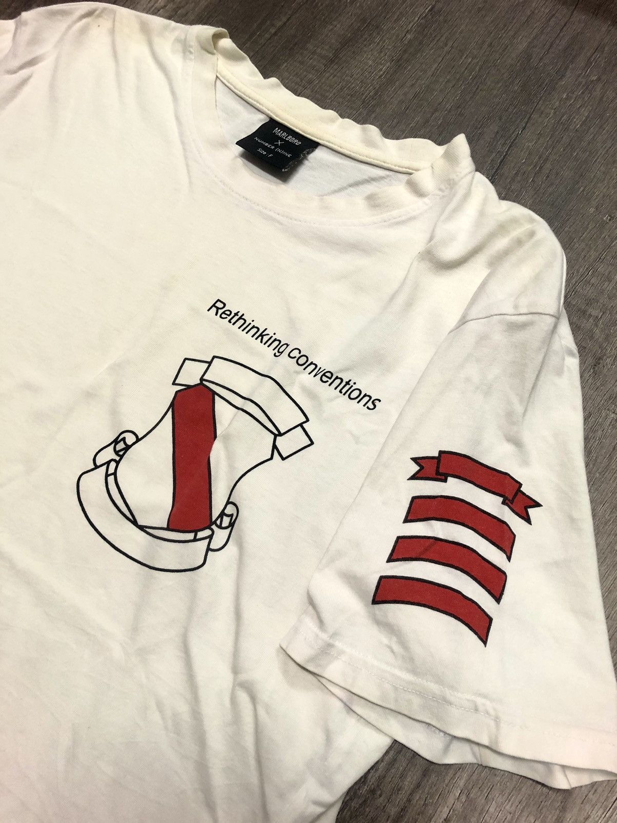 Marlboro × Number (N)ine Vintage Number (N)ine x Marlboro Tee Shirt Size US M / EU 48-50 / 2 - 1 Thumbnail