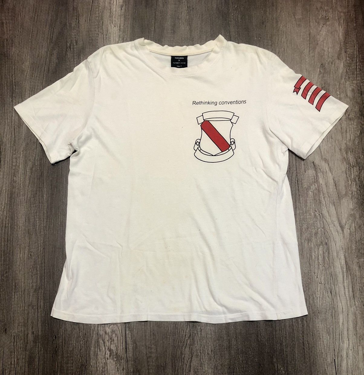 Marlboro × Number (N)ine Vintage Number (N)ine x Marlboro Tee Shirt Size US M / EU 48-50 / 2 - 3 Thumbnail