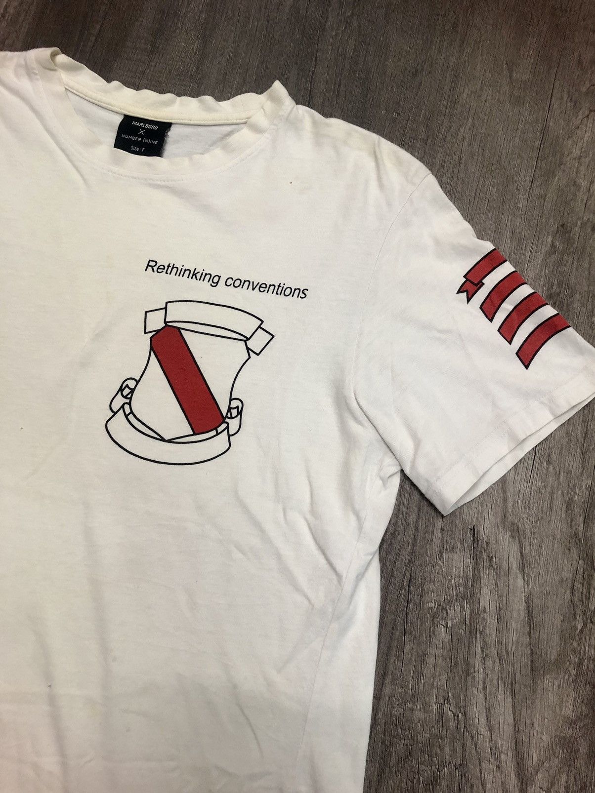 Marlboro × Number (N)ine Vintage Number (N)ine x Marlboro Tee Shirt Size US M / EU 48-50 / 2 - 2 Thumbnail